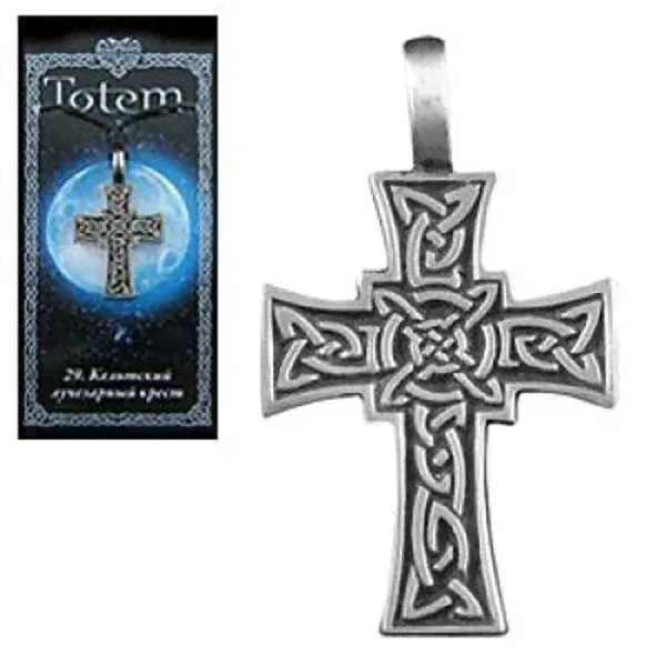 Амулет TOTEM №29 "Лучезарный крест", олово