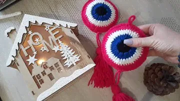 Как связать амулет глазик❣👁