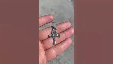 Крест египетский Анх, серебро 925