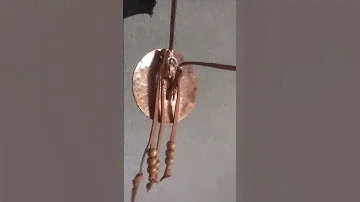 Зеркало шамана, медное.  Shaman's mirror, copper.